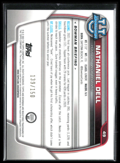 Nathaniel Dell 1st Bowman Fuchsia /150