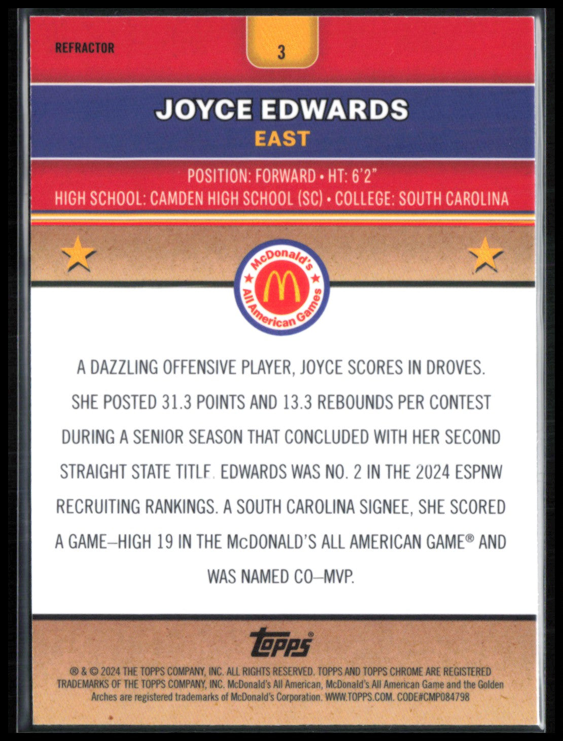 Joyce Edwards Refractor