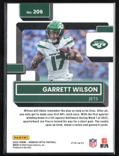 Garrett Wilson RC Purple Shock