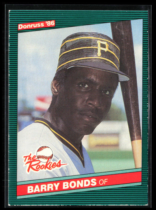 Barry Bonds RC 1986 Donruss (White Edges)