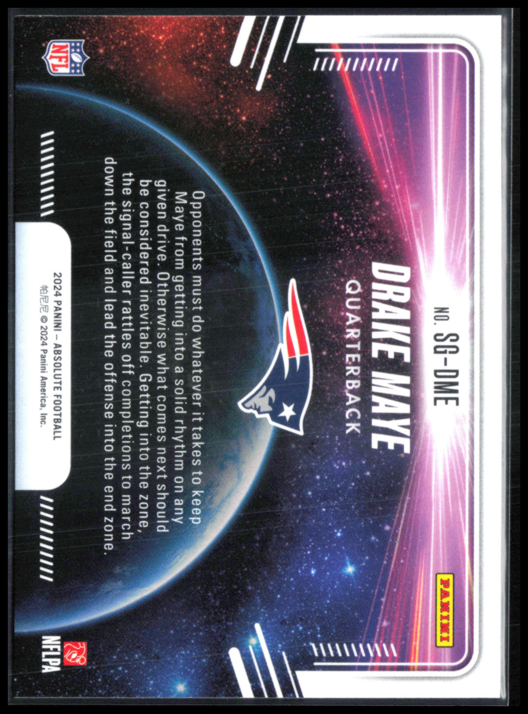 Drake Maye RC Star Gazing