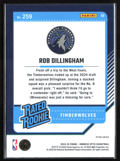Rob Dillingham RC Holo