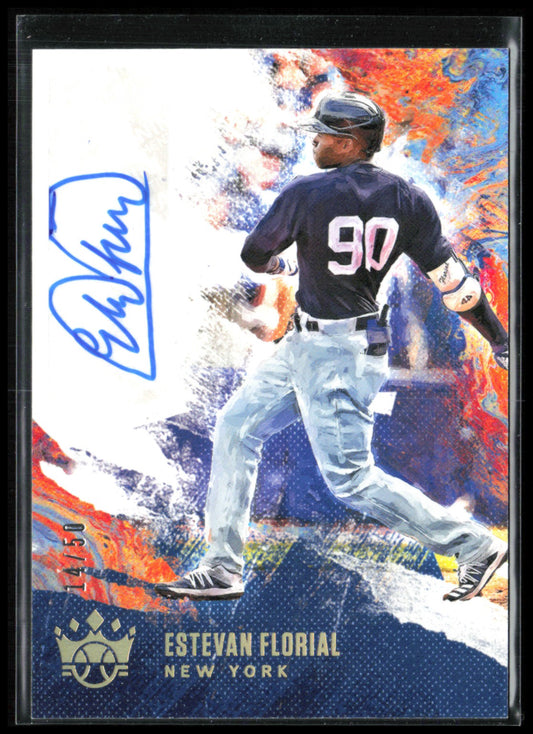 Estevan Florial Auto /50 2021 Diamond Kings