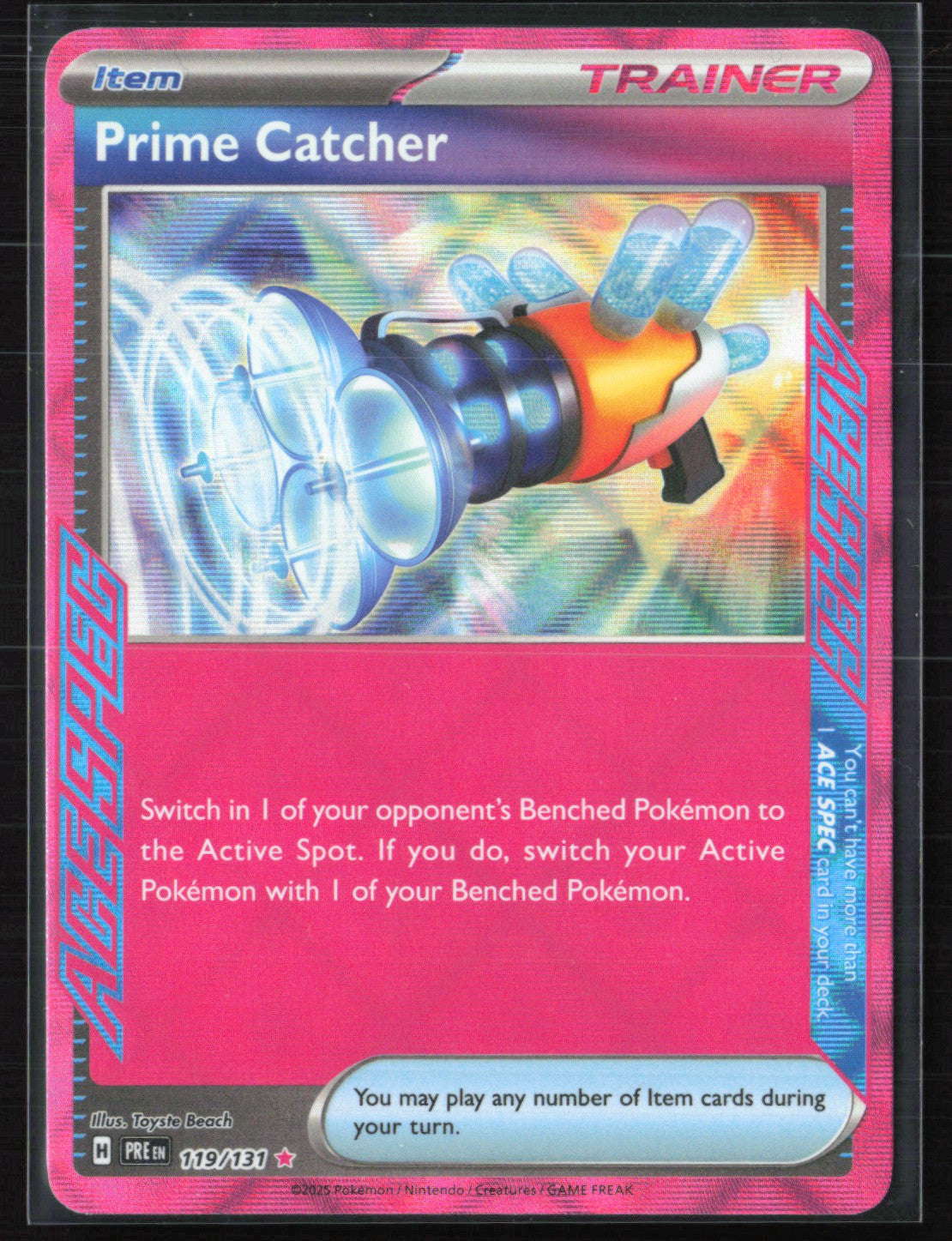 Prime Catcher Ace Spec Rare