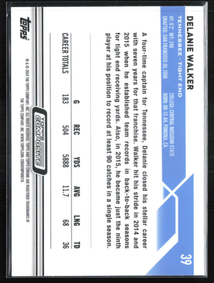 Delanie Walker Sepia Refractor