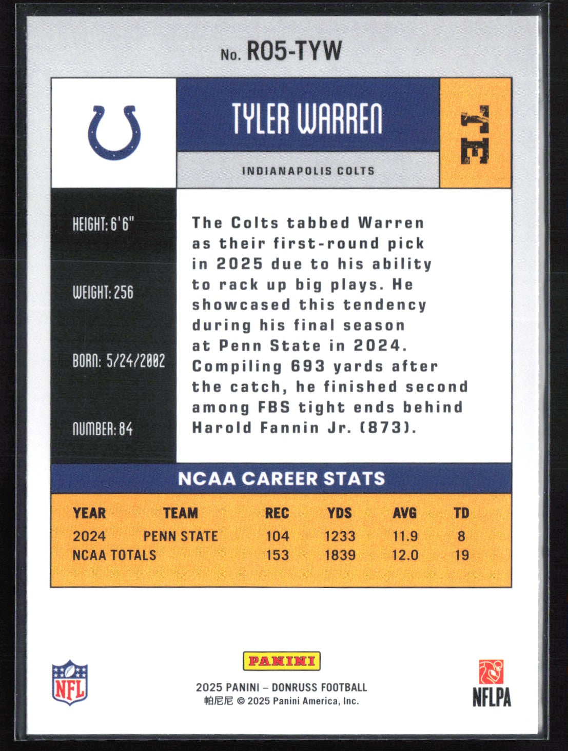Tyler Warren RC