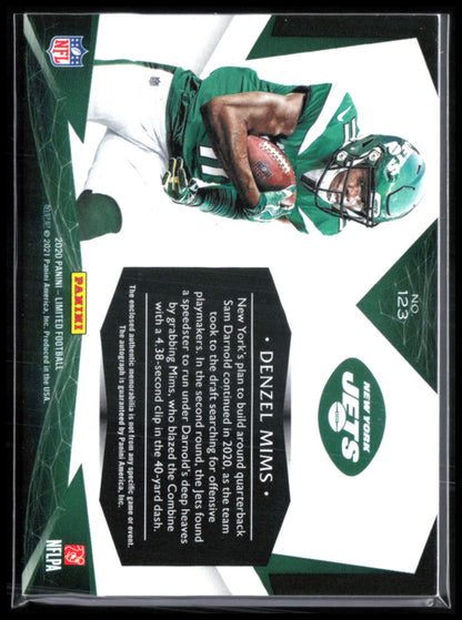 Denzel Mims RC Mem Auto /75 Limited