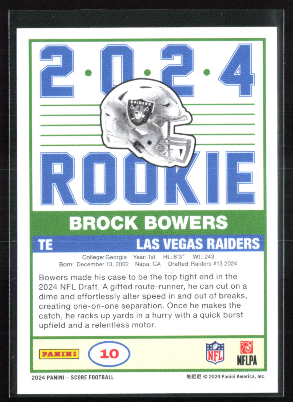 Brock Bowers RC