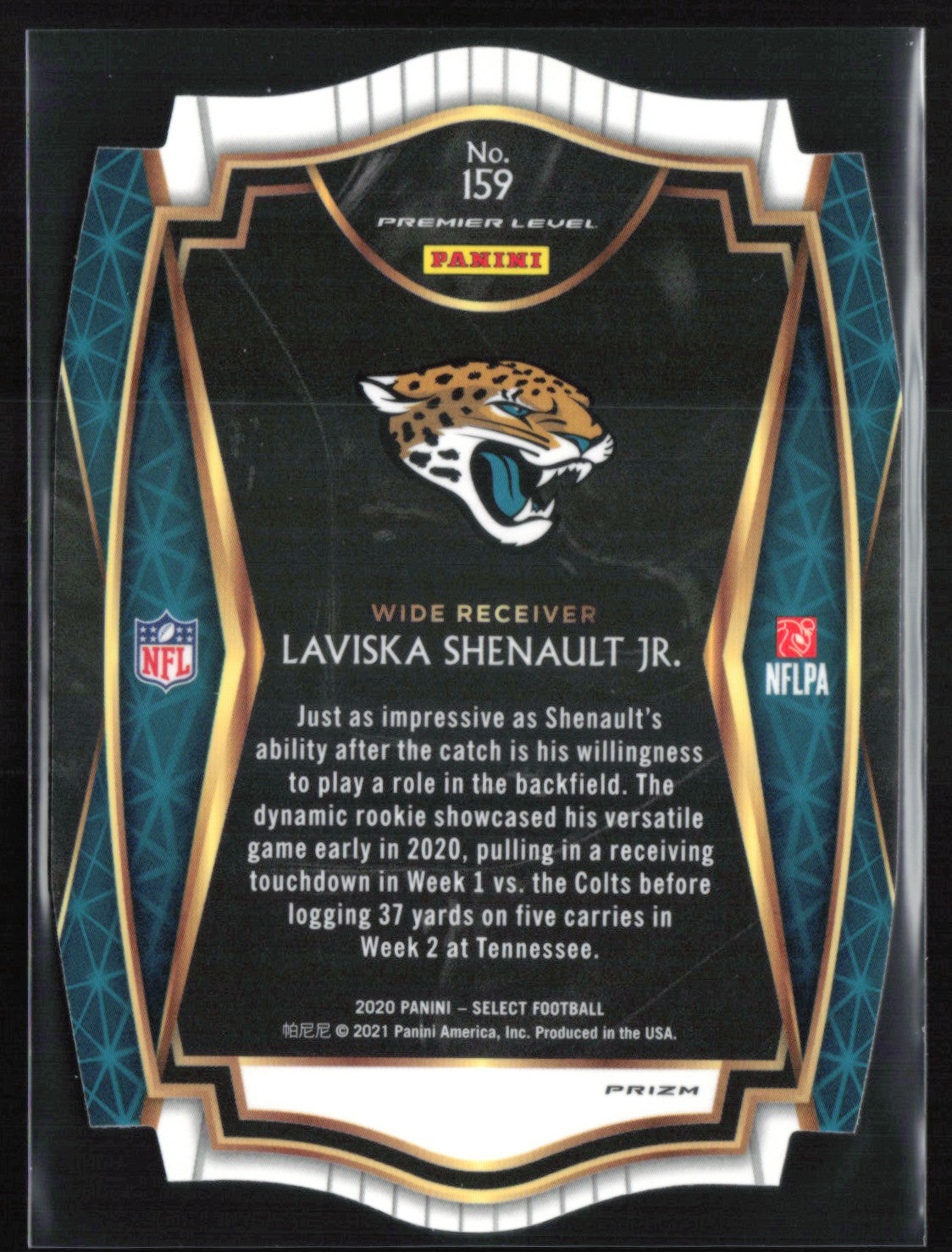 Laviska Shenault Jr. RC Red Die-Cut