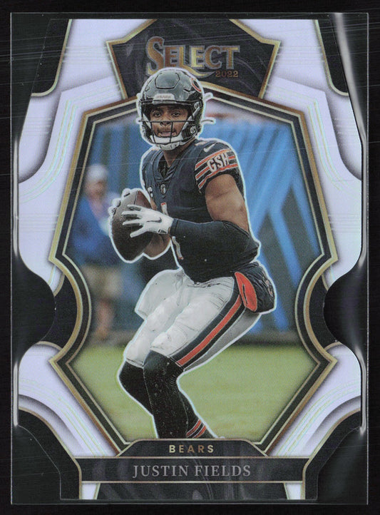 Justin Fields Silver Die-Cut