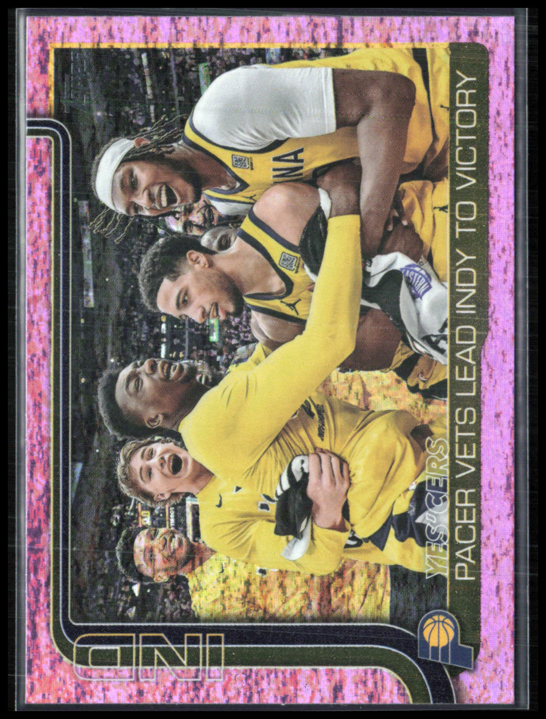 Yes'Cers: Pacer Vets Lead Indy To Victory Pink Foil