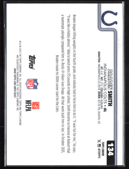 Braden Smith Blue Refractor /199