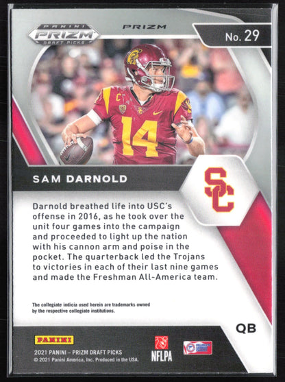 Sam Darnold Green Prizm