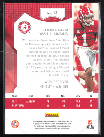 Jameson Williams RC /149