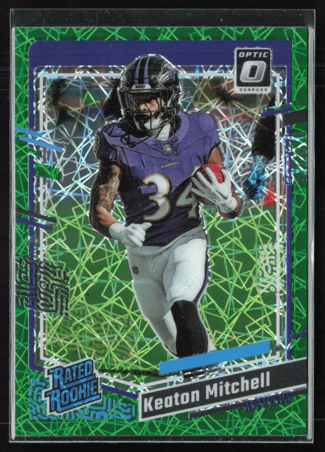 Keaton Mitchell RC Green Velocity