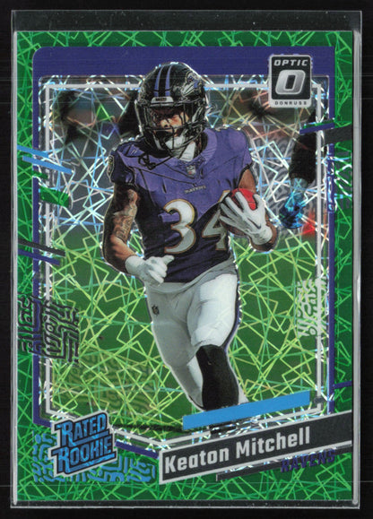 Keaton Mitchell RC Green Velocity