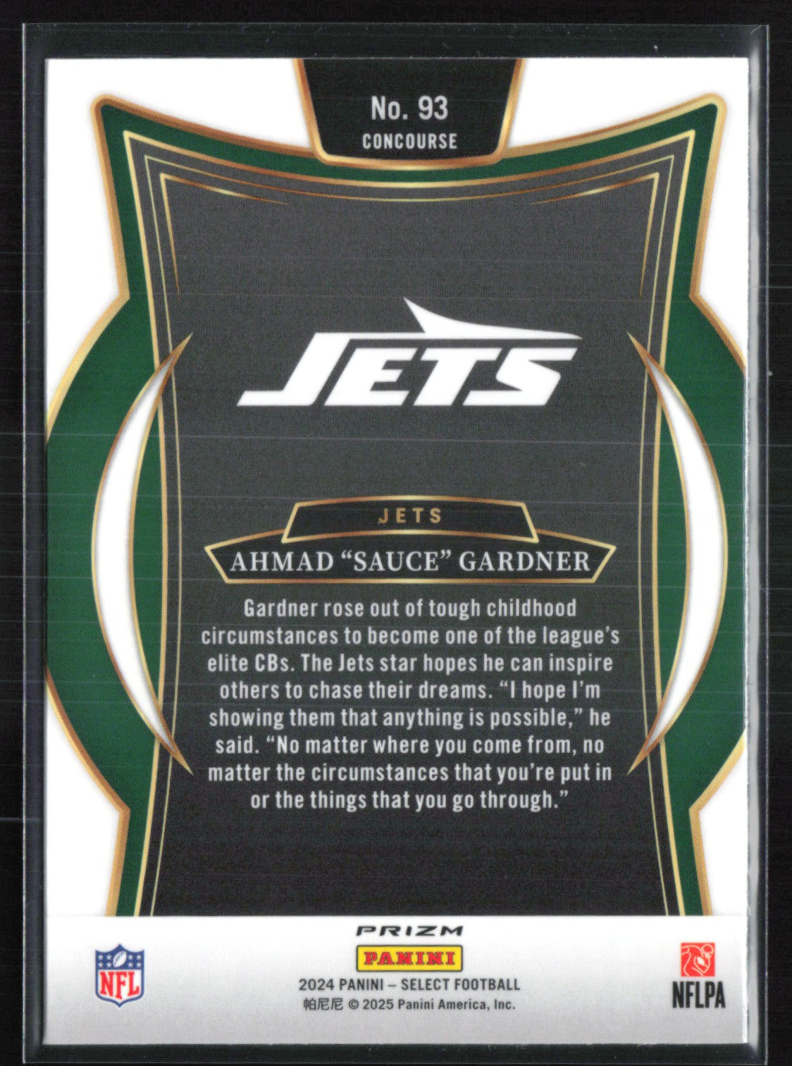 Ahmad Sauce Gardner Green Black Shock