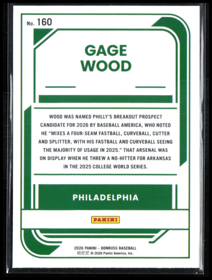 Gage Wood Rated Prospect