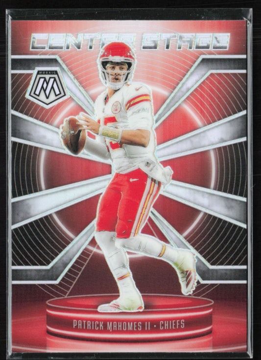 Patrick Mahomes II Center Stage Silver 2025 Mosaic