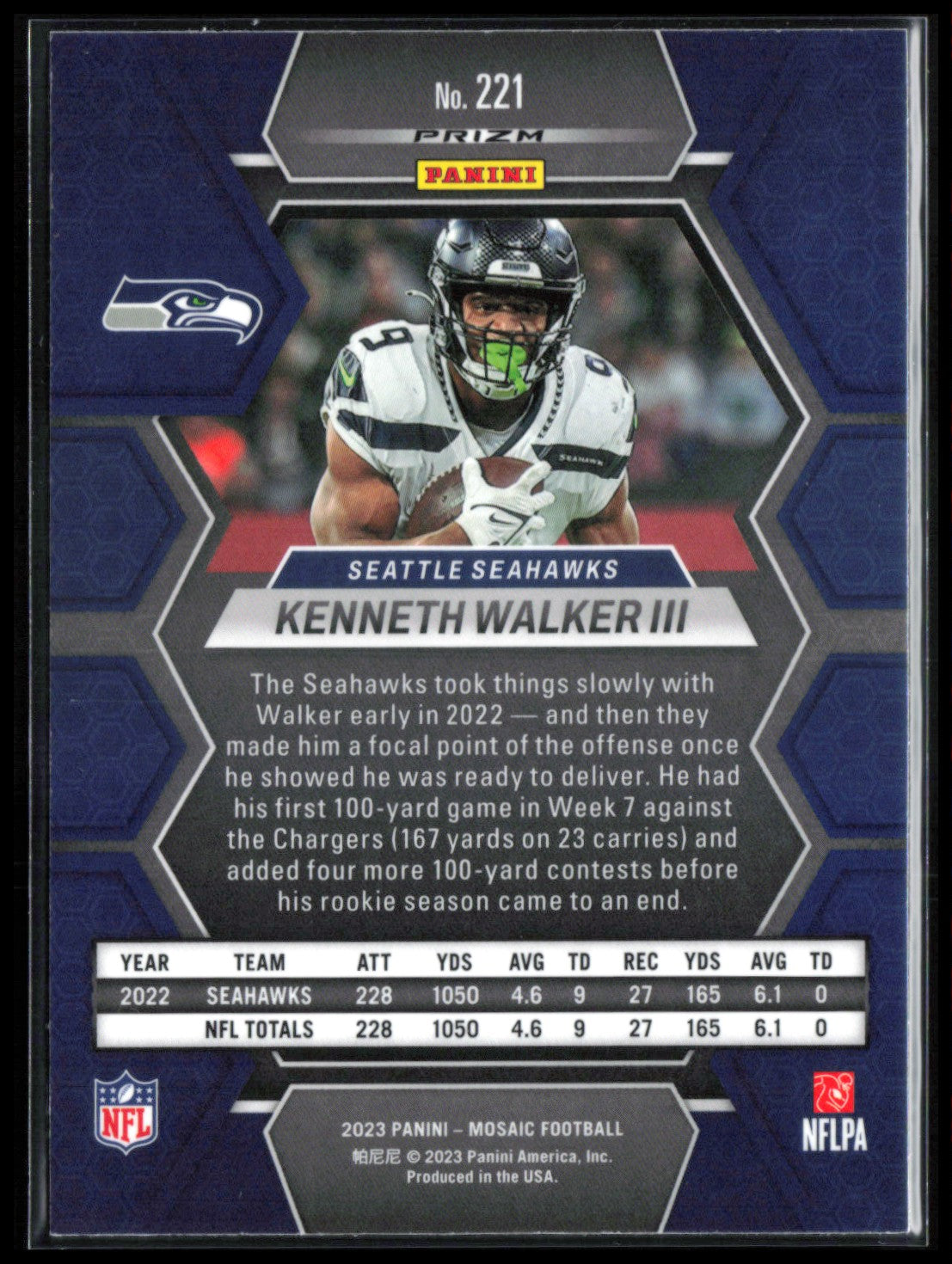 Kenneth Walker III Pink Camo