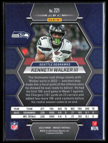 Kenneth Walker III Pink Camo