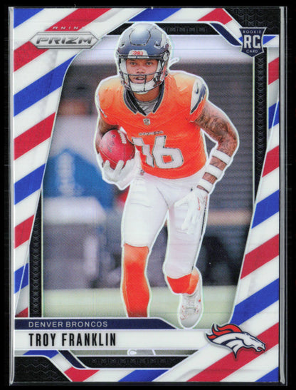 Troy Franklin RC RWB Prizm