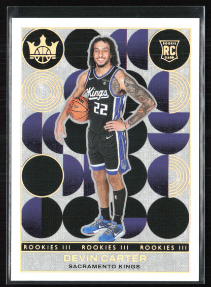 Devin Carter RC Rookies III 2024 Panini Court Kings
