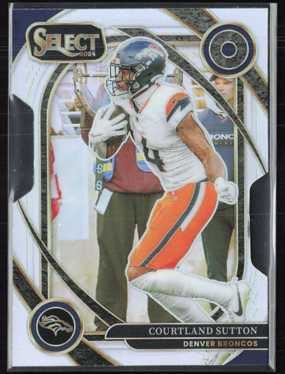 Courtland Sutton Silver Die-Cut Club Level
