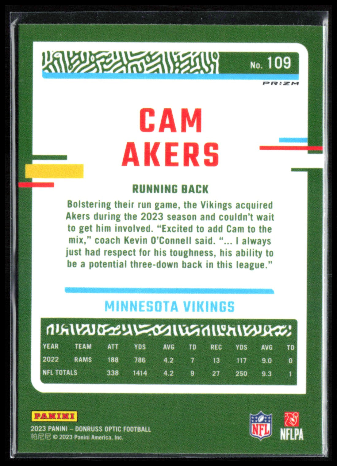 Cam Akers Stars Holo