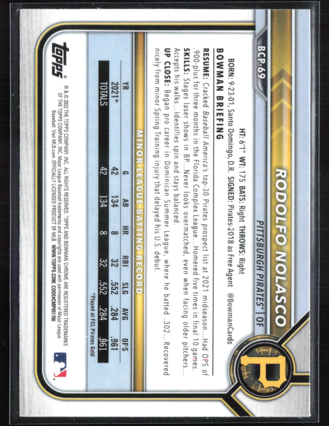 Rodolfo Nolasco 1st Bowman