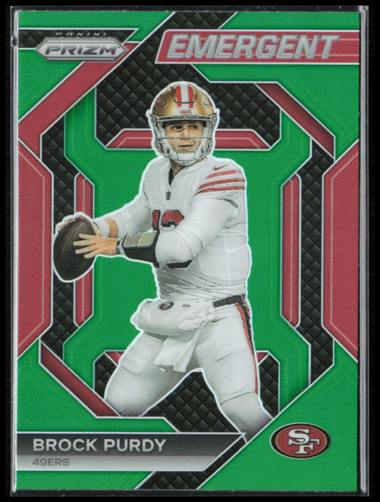 Brock Purdy Green Prizm Emergent