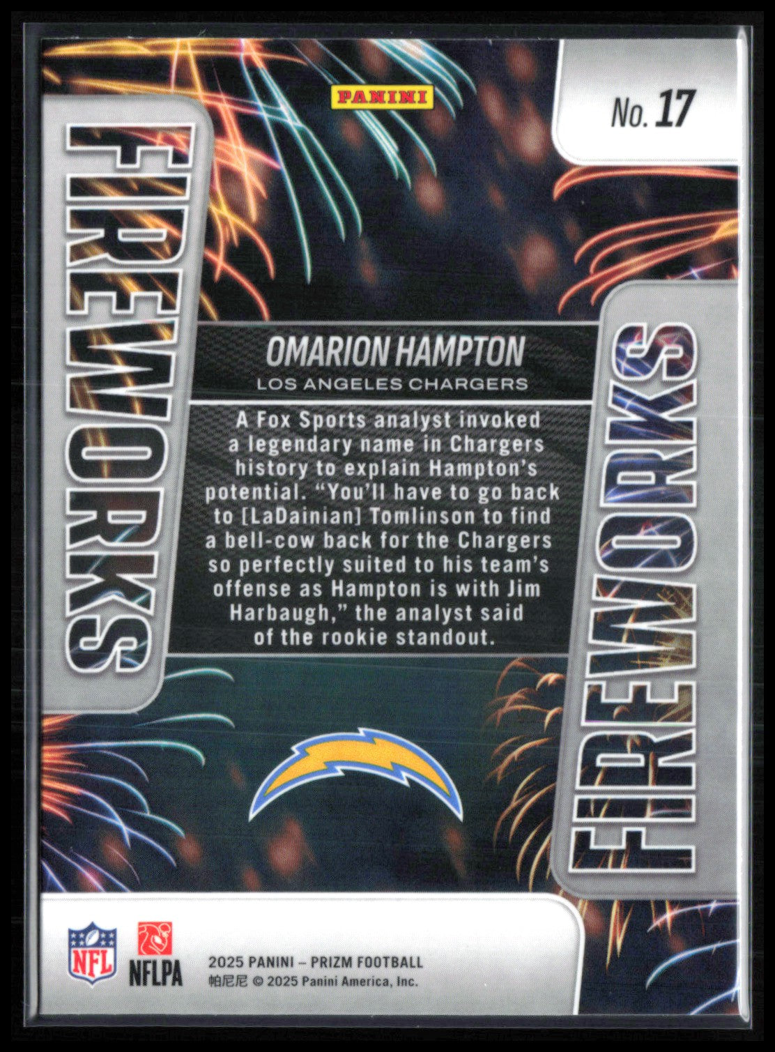 Omarion Hampton RC Fireworks