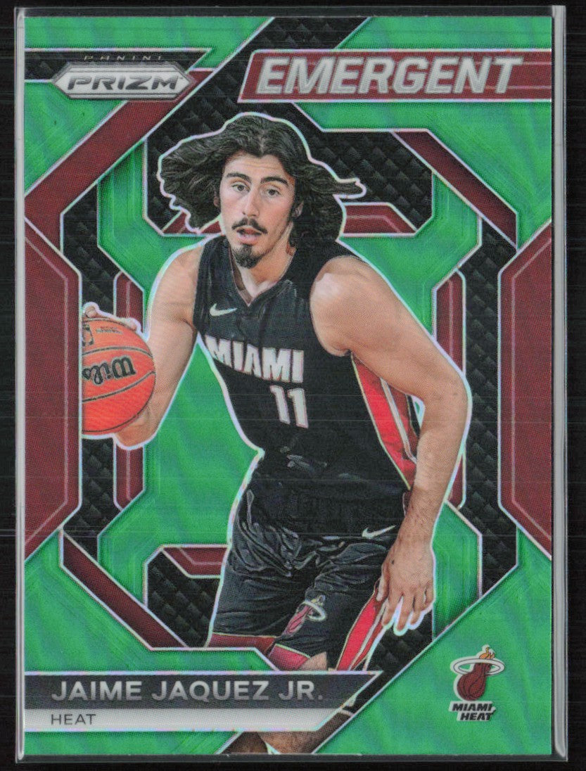 Jaime Jaquez Jr. Green Prizm Emergent