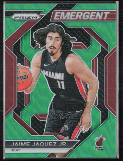 Jaime Jaquez Jr. Green Prizm Emergent