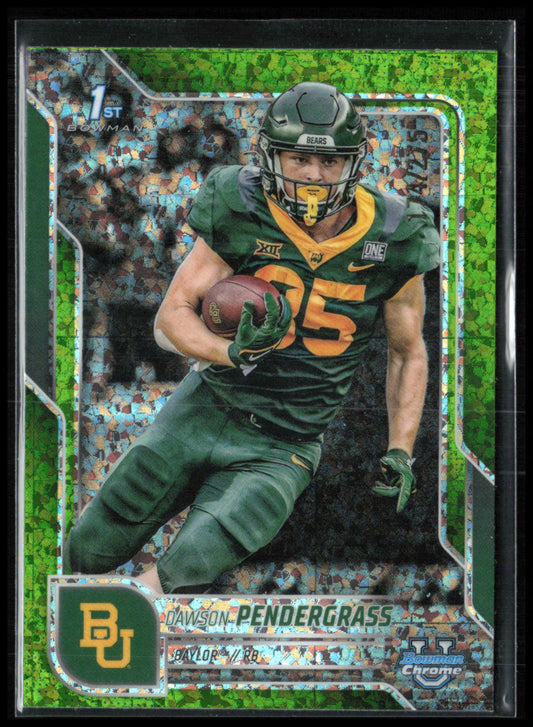 Dawson Pendergrass 1st Bowman Green Mini Diamond /275
