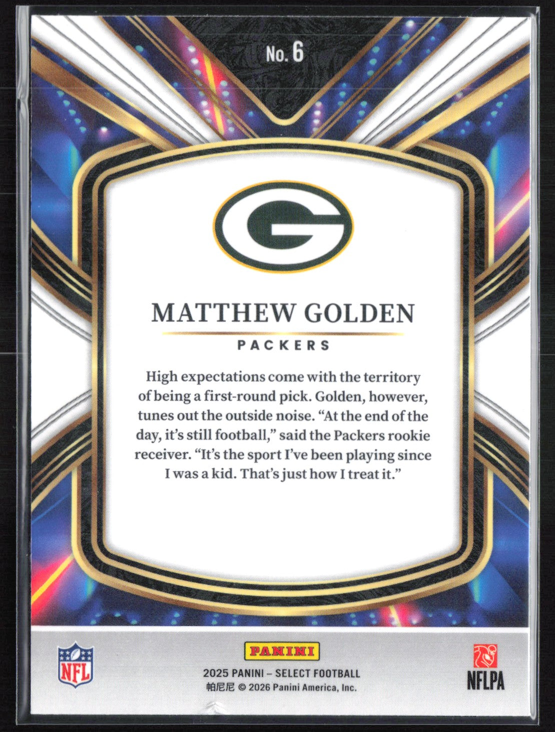 Matthew Golden RC