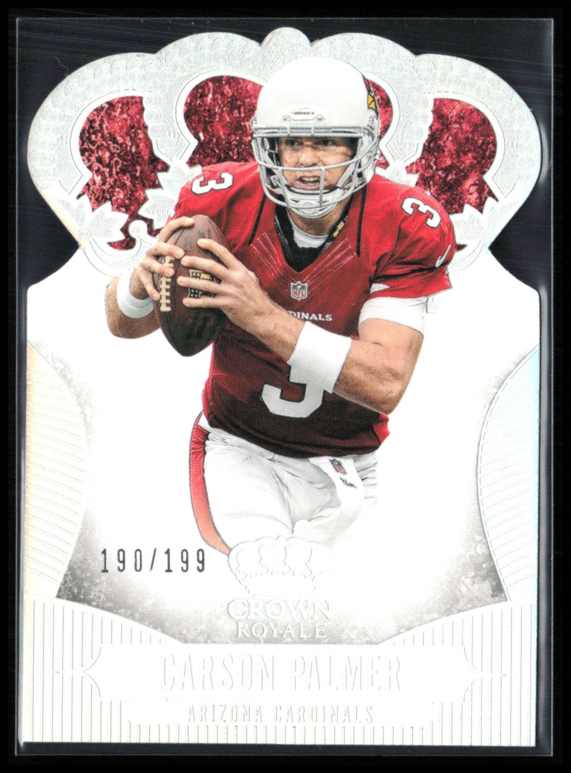 Carson Palmer /199 2013 Crown Royale Die-Cut