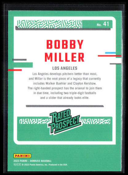 Bobby Miller Prospect Blue