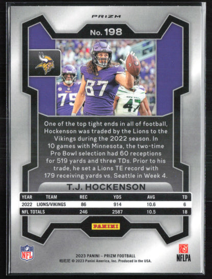 T.J. Hockenson Orange Disco