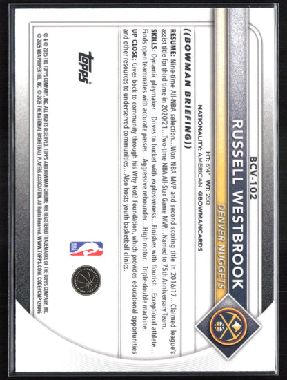 Russell Westbrook Blue Mojo /150