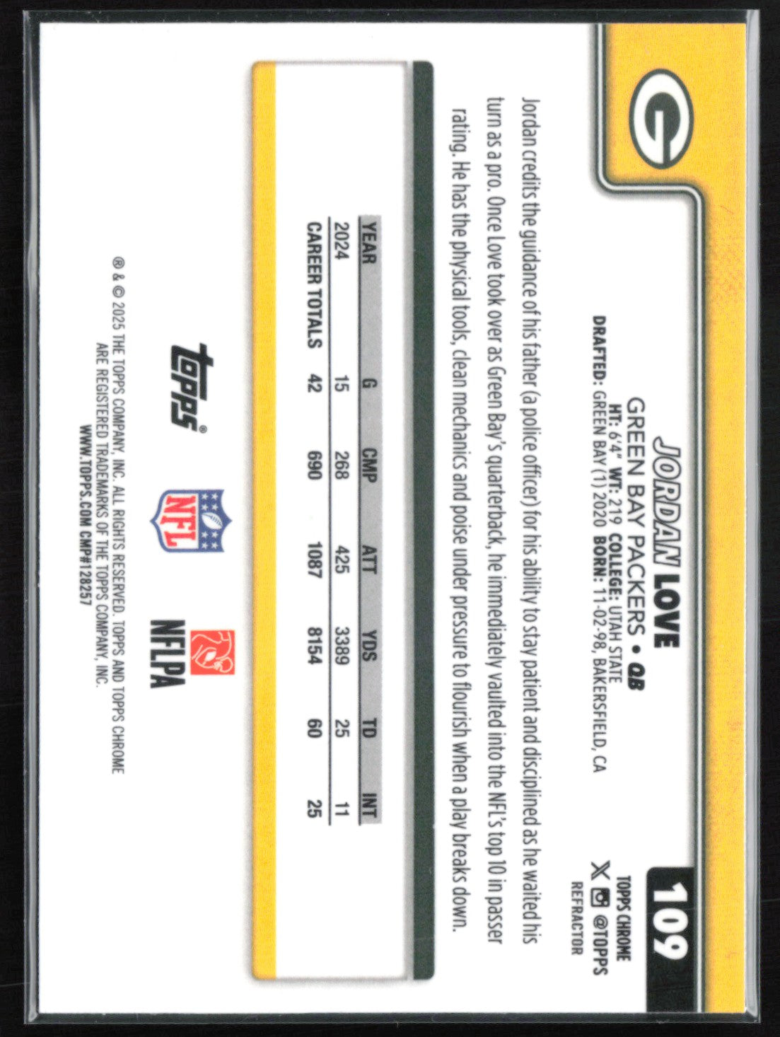 Jordan Love Refractor
