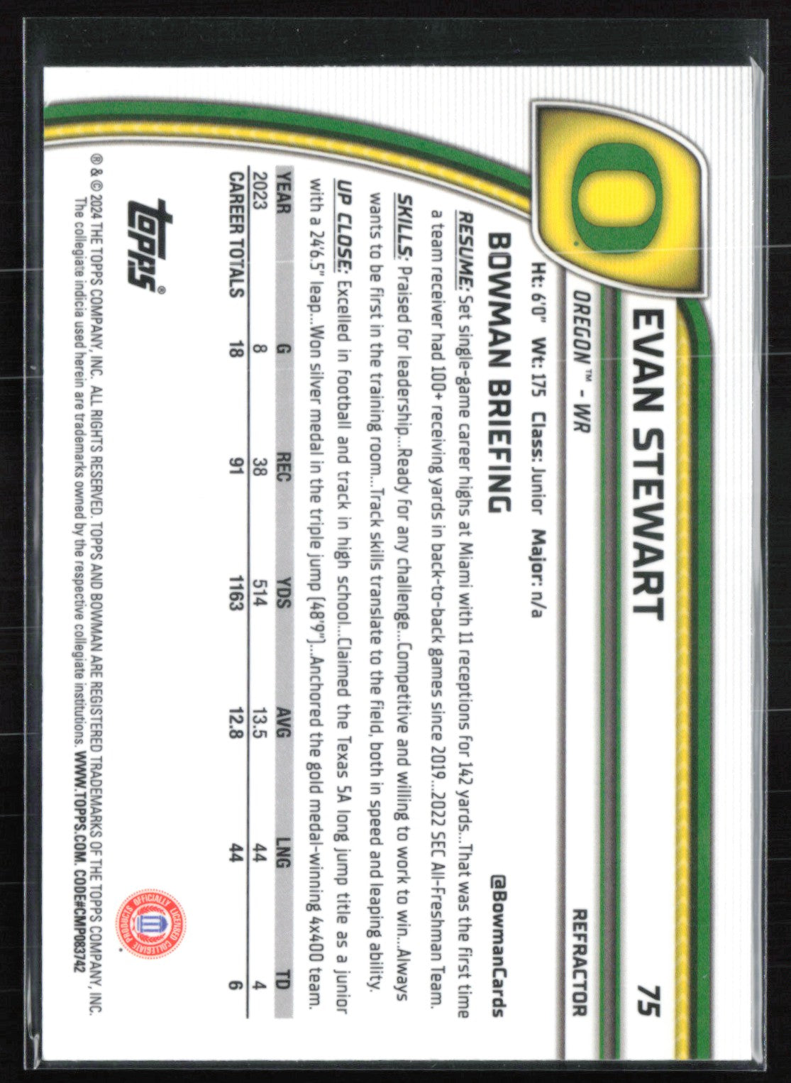Evan Stewart Refractor