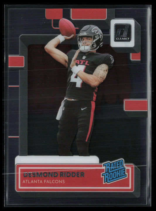 Desmond Ridder RC Clearly Donruss