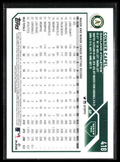 Conner Capel RC Green Foil /499