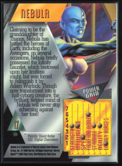 Nebula 1996 Marvel Metal