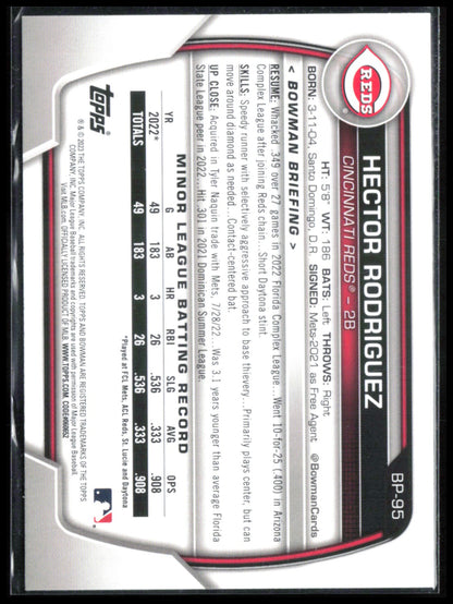 Hector Rodriguez 1st Bowman /499