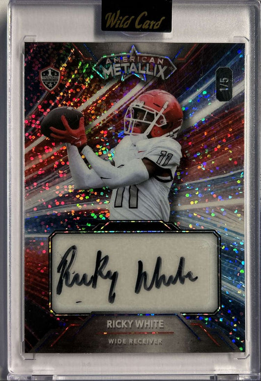 Ricky White Auto /5 American Metallix