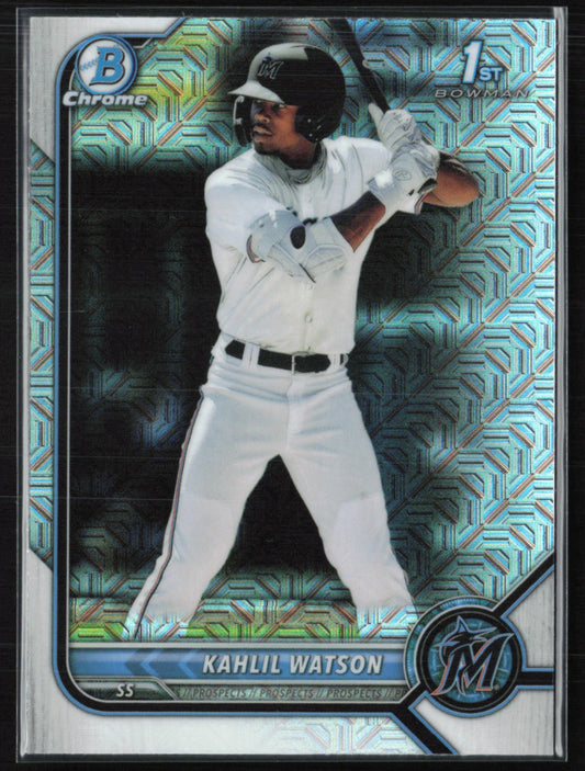 Kahlil Watson 1st Bowman Mojo