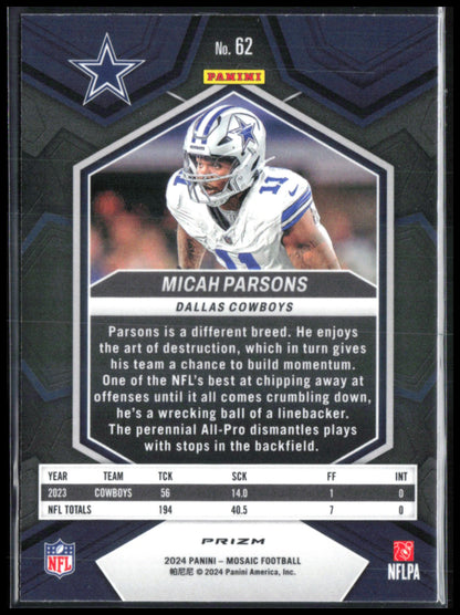 Micah Parsons Pink Camo