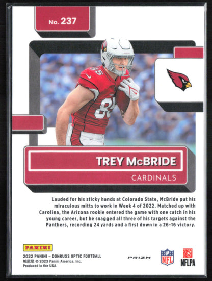 Trey McBride RC Pink Holo
